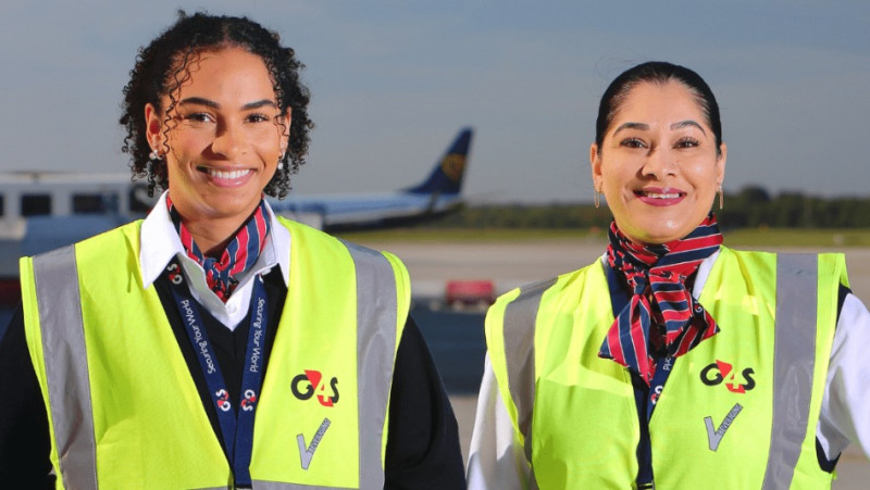 vrouwelijke beveiligers schiphol