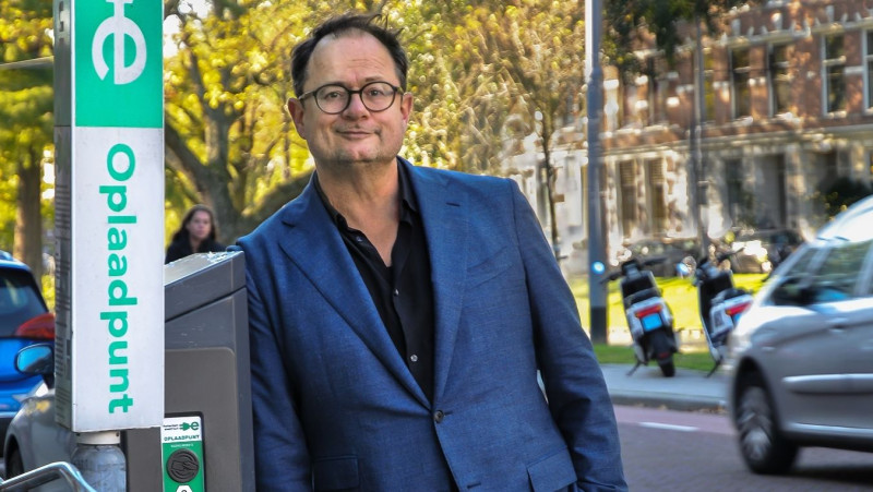 Maarten van Biezen van de Vereniging Elektrische Rijders.